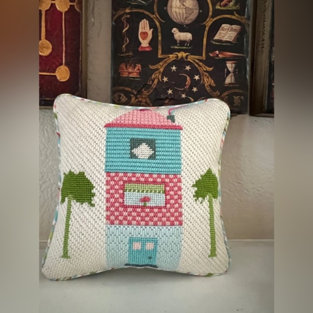 Pillow Hand Stitched‎ Mini Pillow Beach House